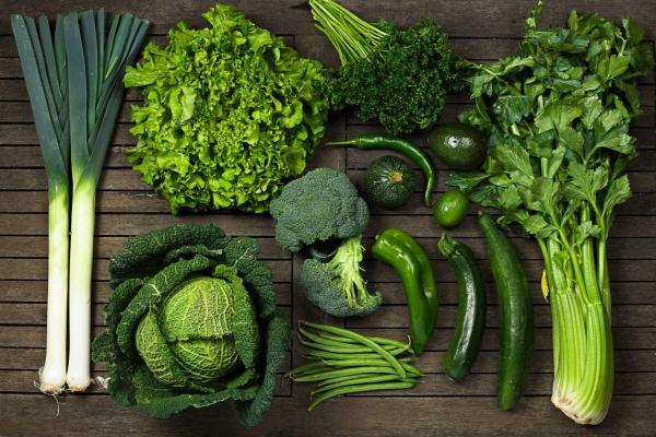 Legumes a feuilles vertes